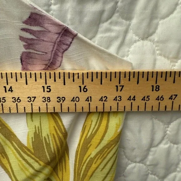 LOFT Sundress Tiered Sleeveless Casual‎ Tropical Print Dress Size 8 - Picture 6 of 13